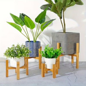 Soportes de Madera de Pino en Cruz